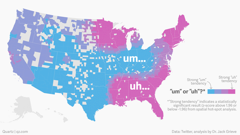 Illustration for article titled Whether You Say 'Um' or 'Uh' Is Based on Where You Were Raised
